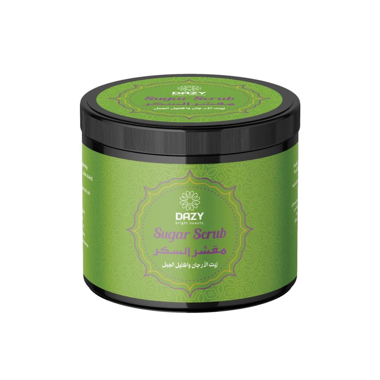 دازى مقشر سكر بزيت الارجان واكليل الجبل 500جم
