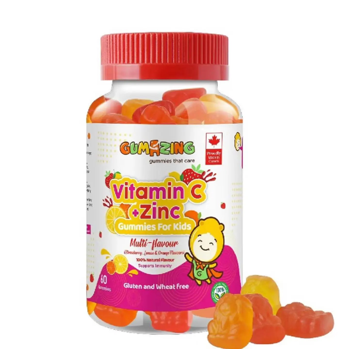 جاميزينج جاميز اطفال فيتامين سى وزنك 60حبه