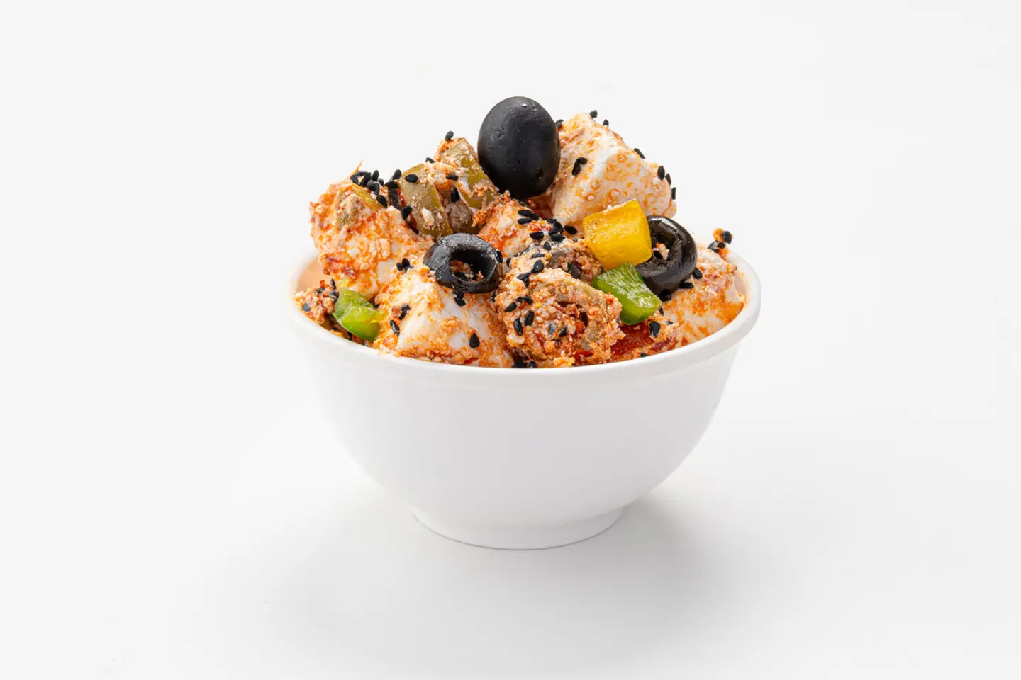 Spicy Cheese Salad Vegetables