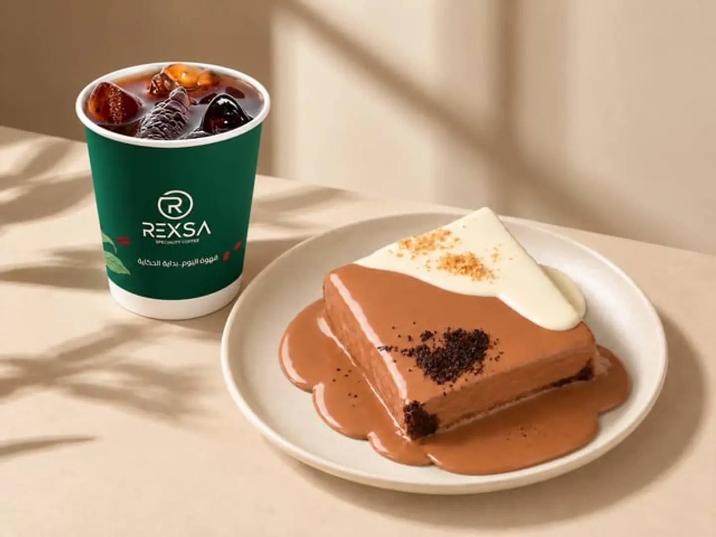 Coffee Day With Pudding Cake