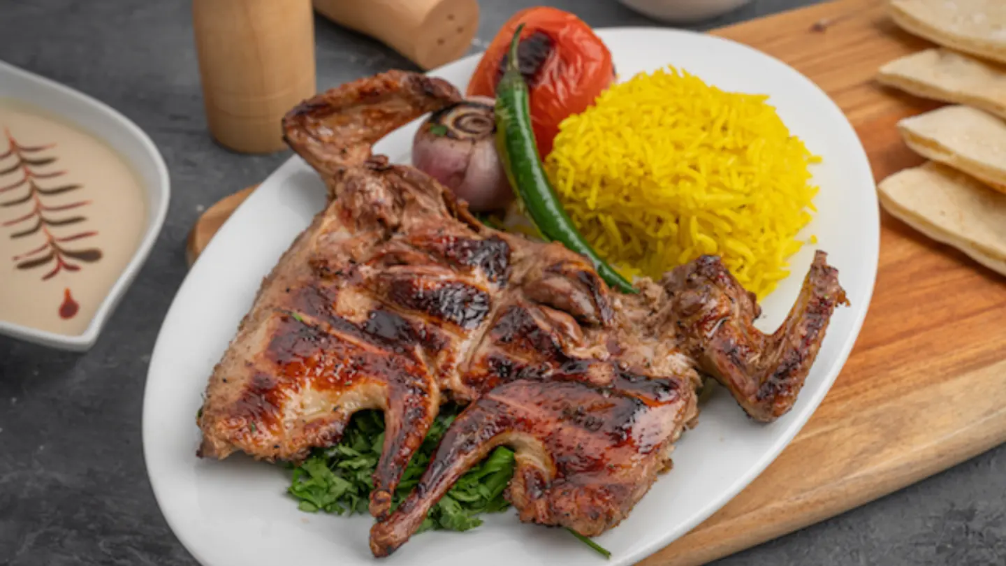 حمام مشوى (2 حبة )