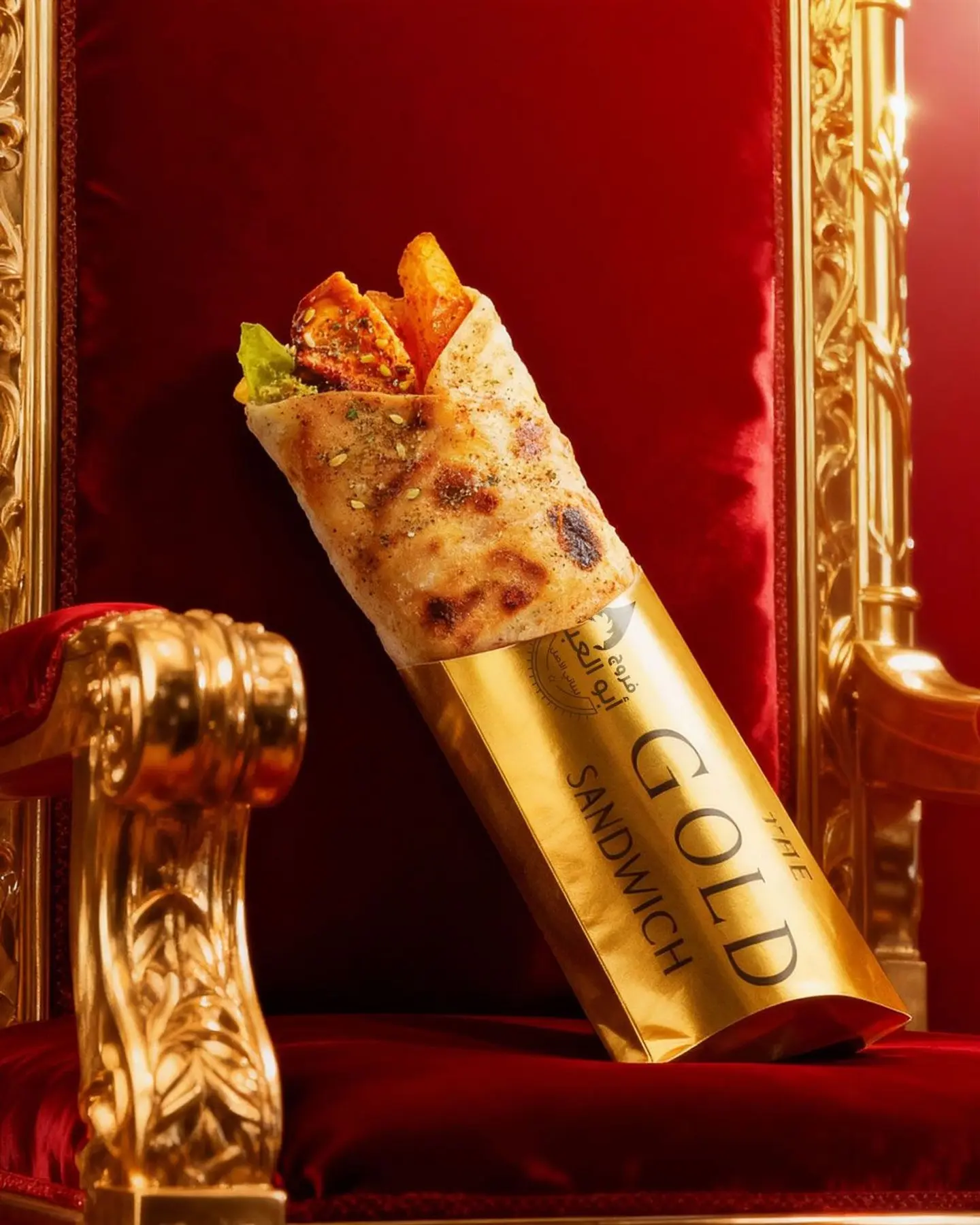 ساندوتش الذهبي مسحب
