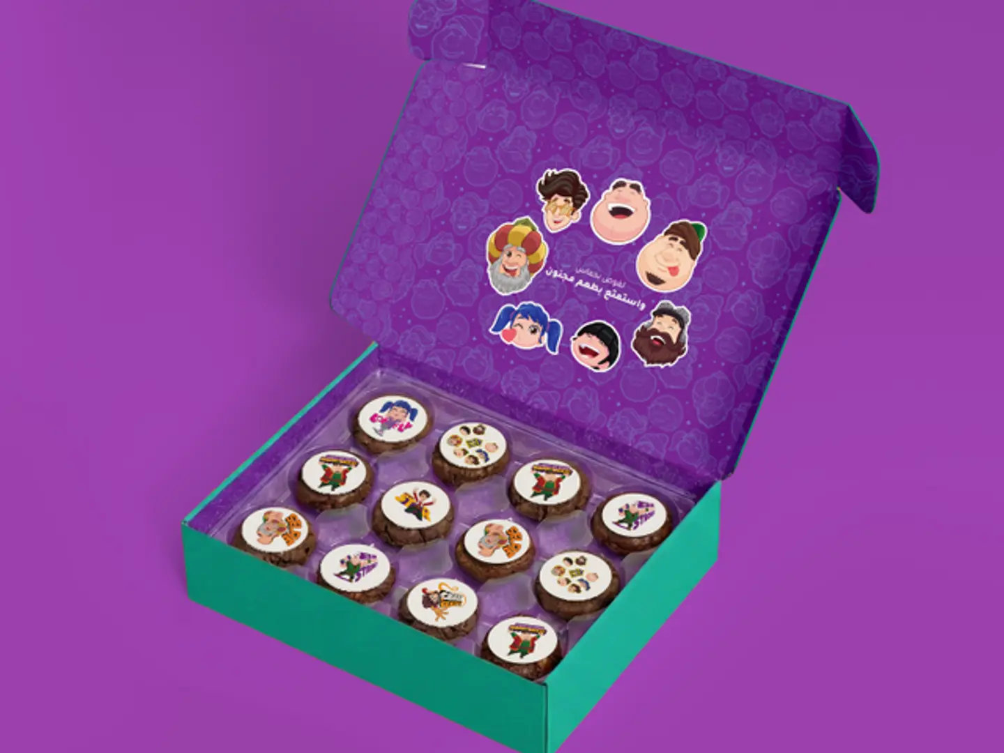 بوكس كوكيز فنانيس سيجنتشر وسط (١٢ قطعة)