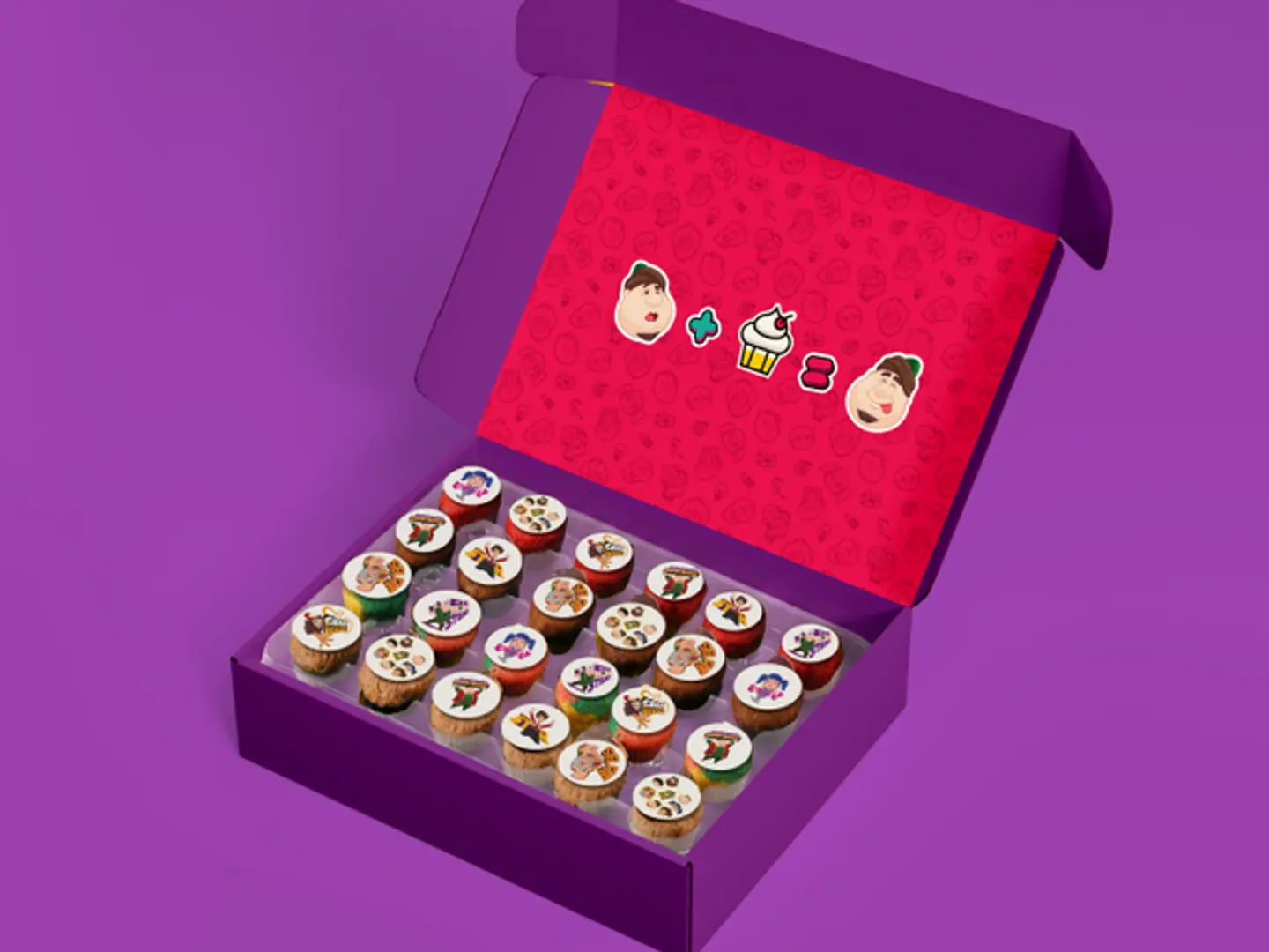Fananees Signature Cupcakes Box (24 Pcs)