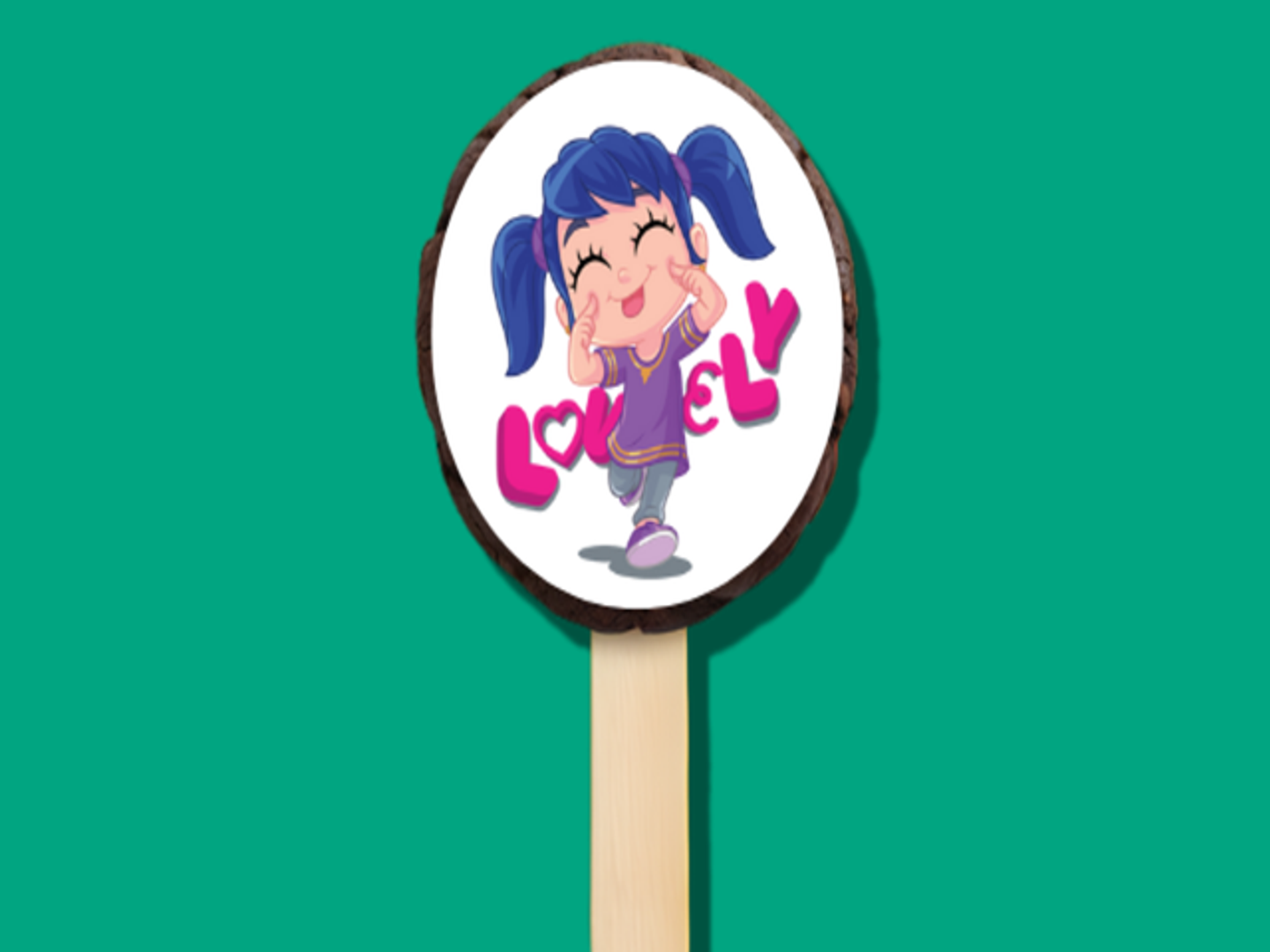 Girl Lollipop Cookie