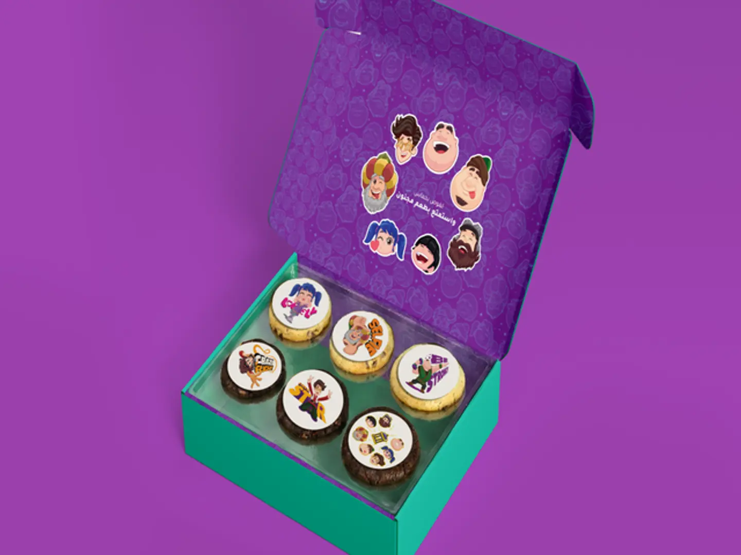 Fananees Signature Large Cookies Box (6 Pcs)