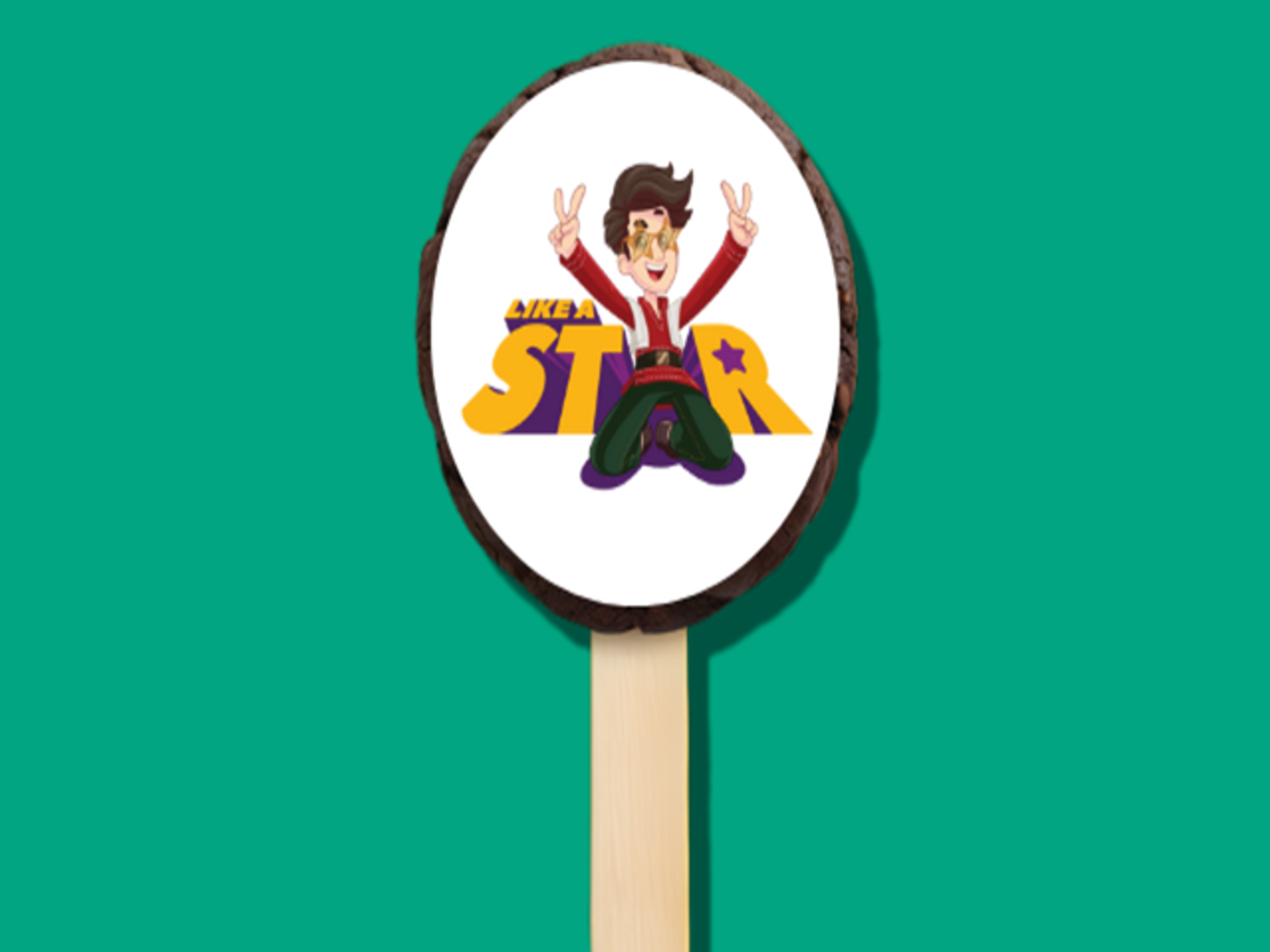 Musician Lollipop Cookie