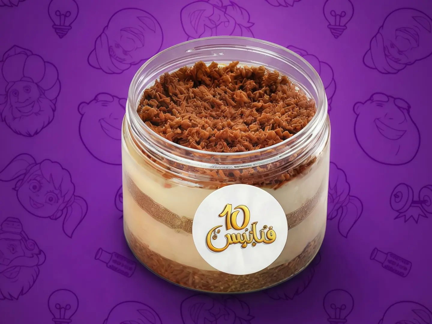 Lotus Cake Jar