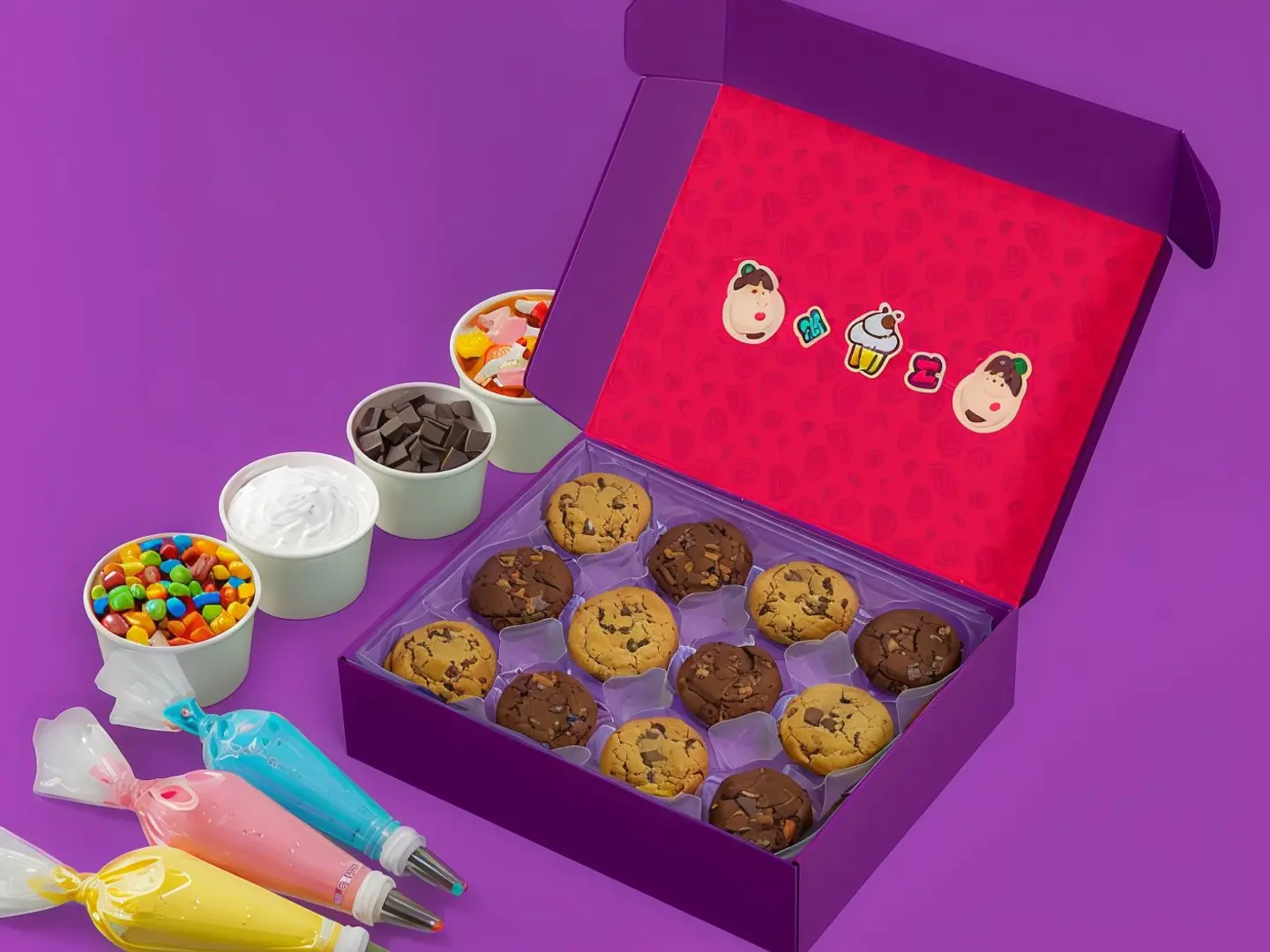 بوكس كوكيز ميكس للأطفال (١٢ قطعة)