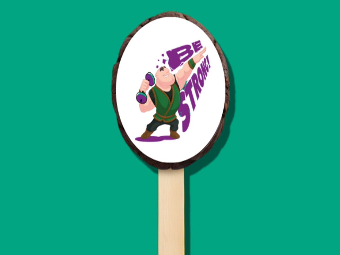 Muscle Lollipop Cookie