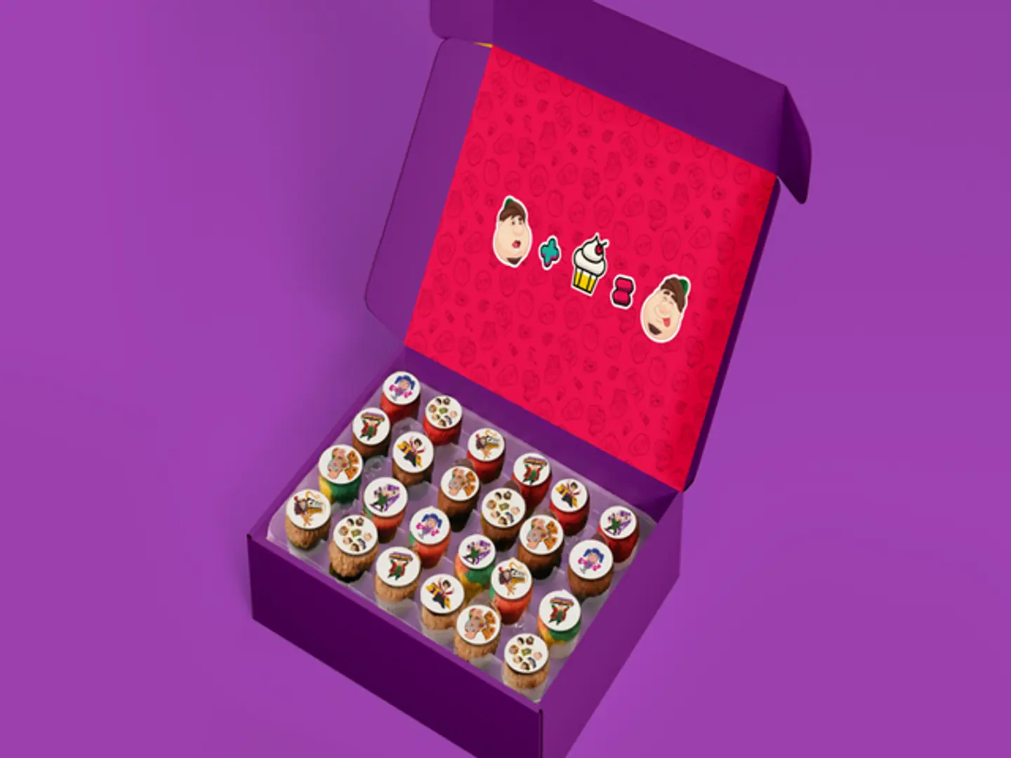Fananees Signature Cupcakes Box (24 Pcs)