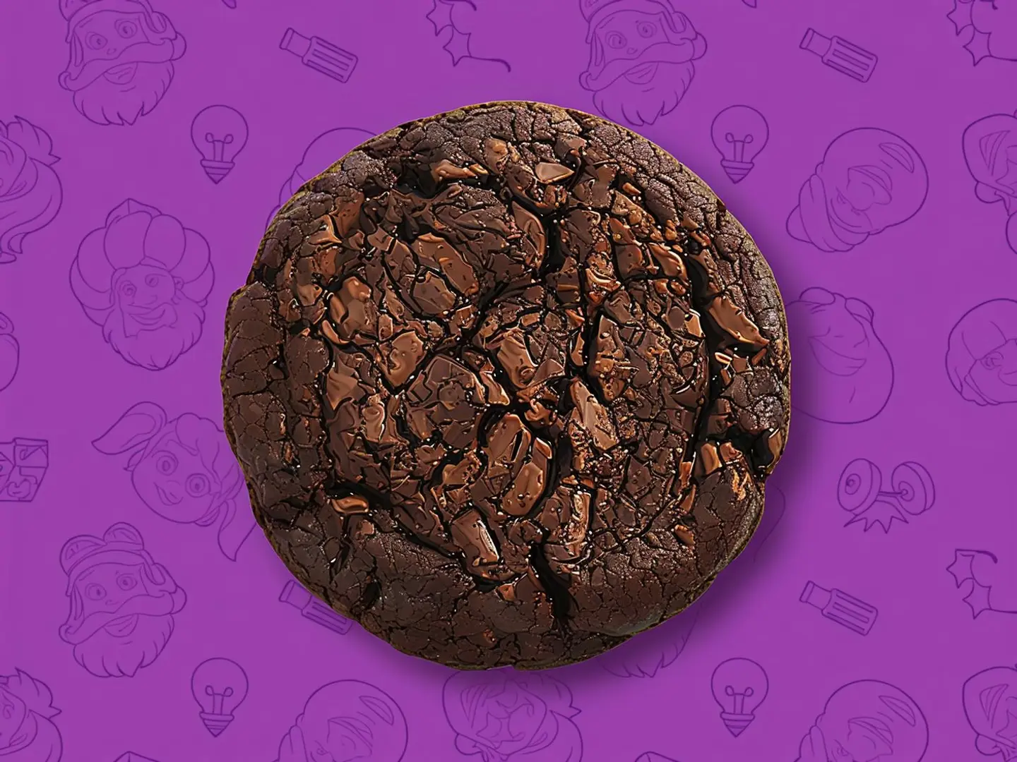 كوكي دبل شوكولاتة