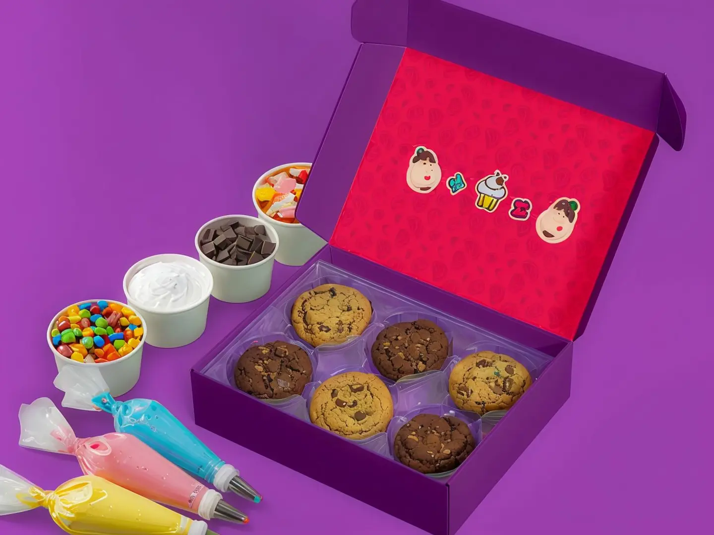 بوكس كوكيز ميكس للأطفال (٦ قطع)