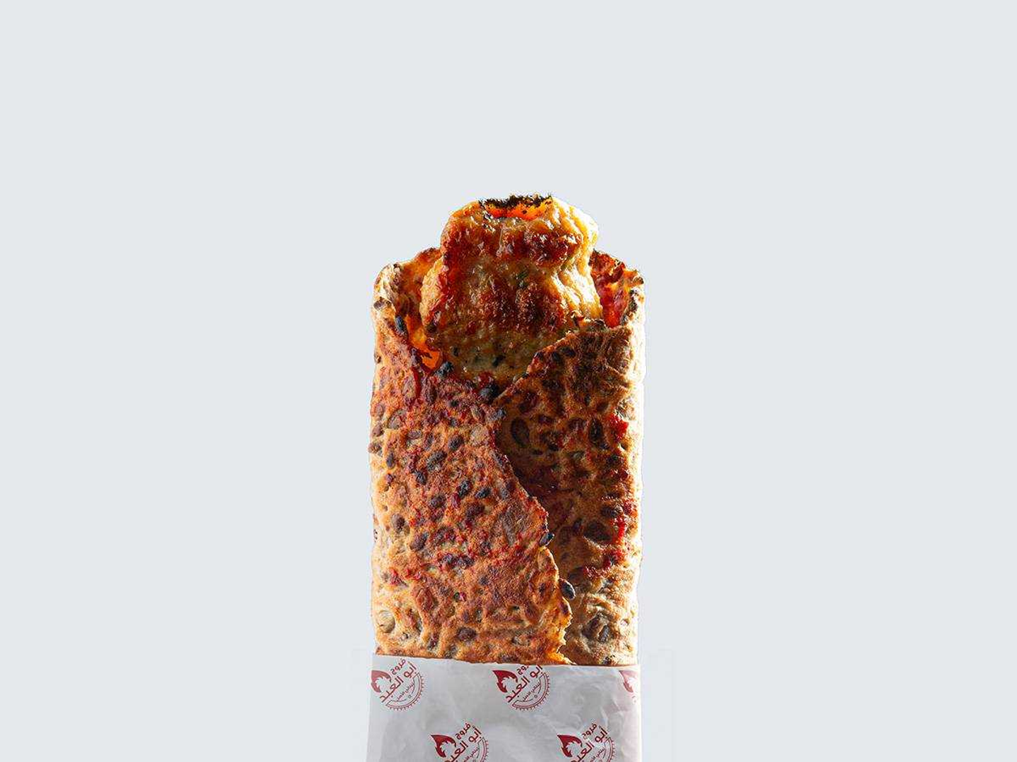 كباب دجاج خبز بروتين