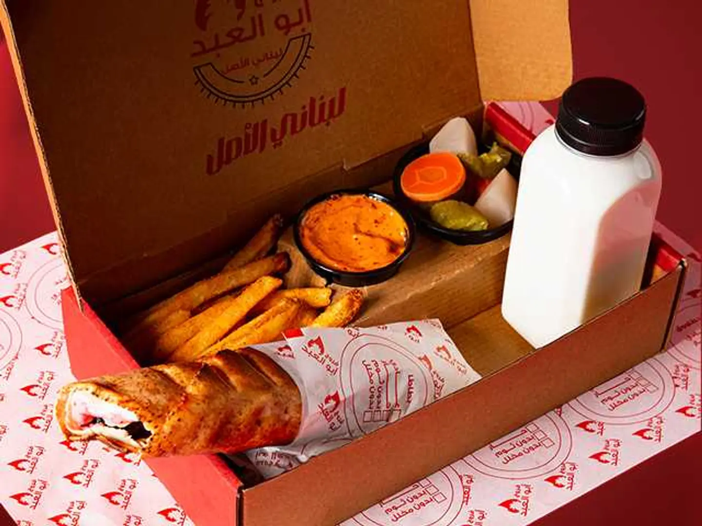Chicken Kebab Meal With Laban