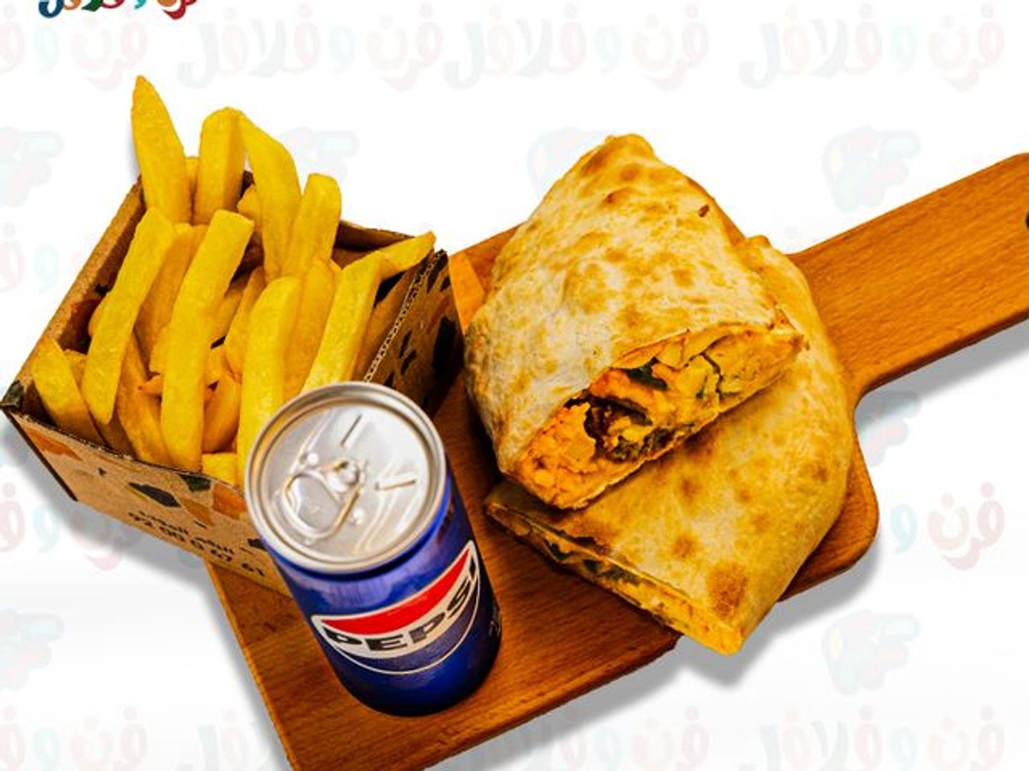 وجبة فرن وفلافل