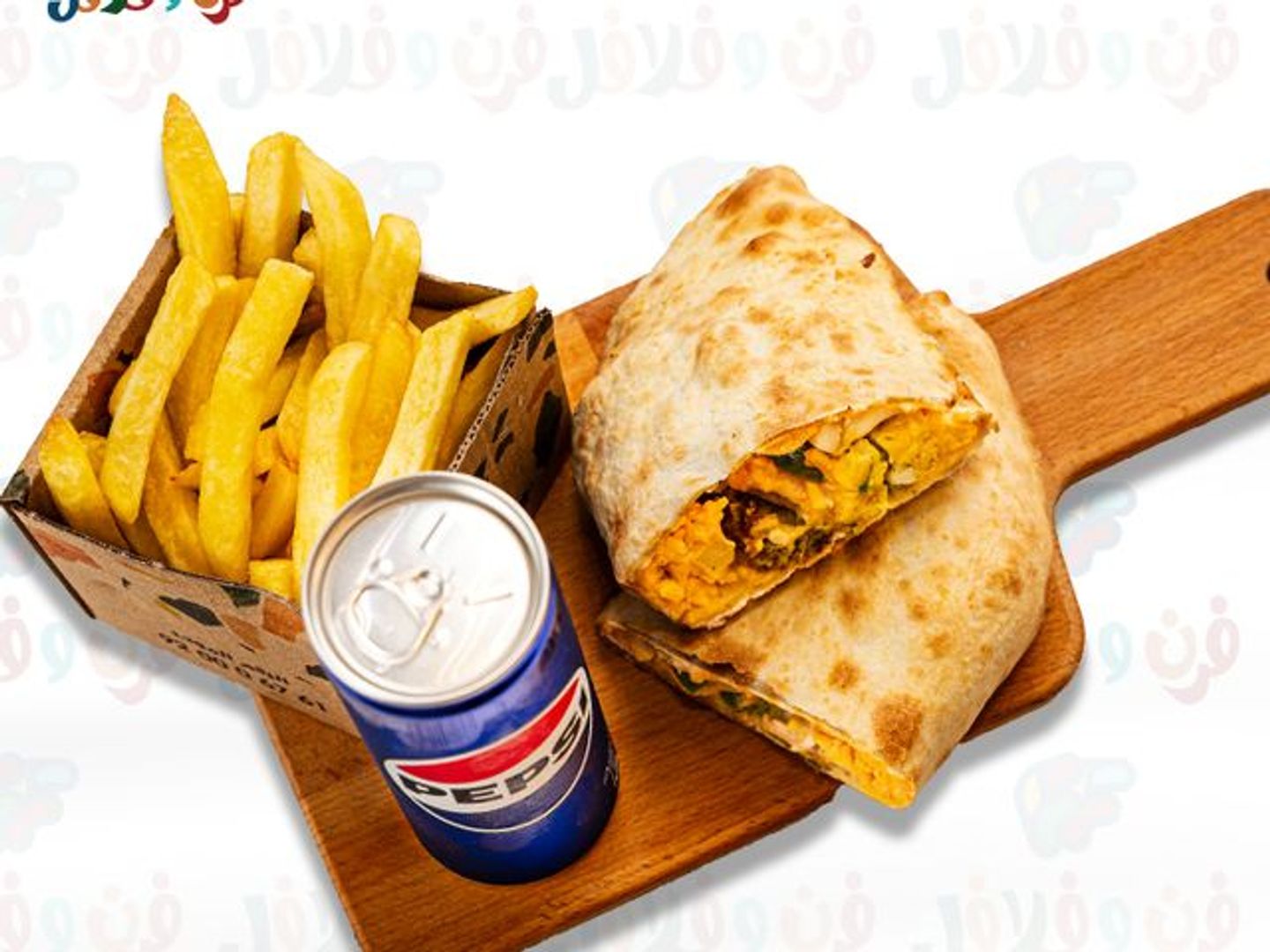 وجبة فرن وفلافل