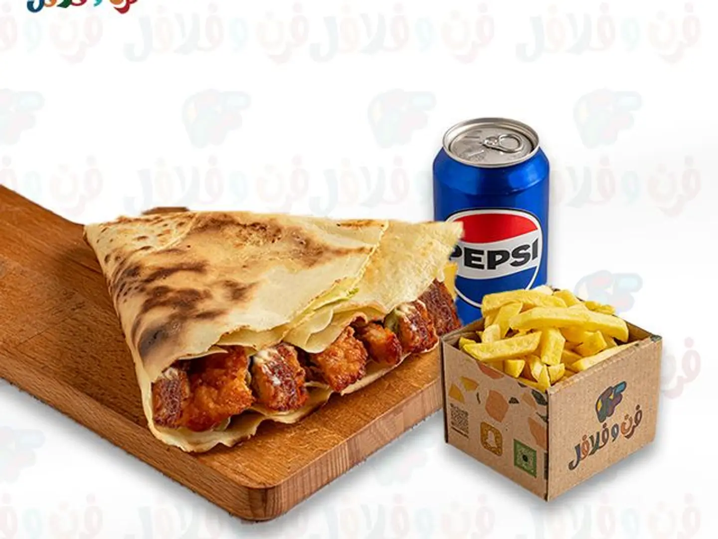وجبة كريب زينجر سبايسي