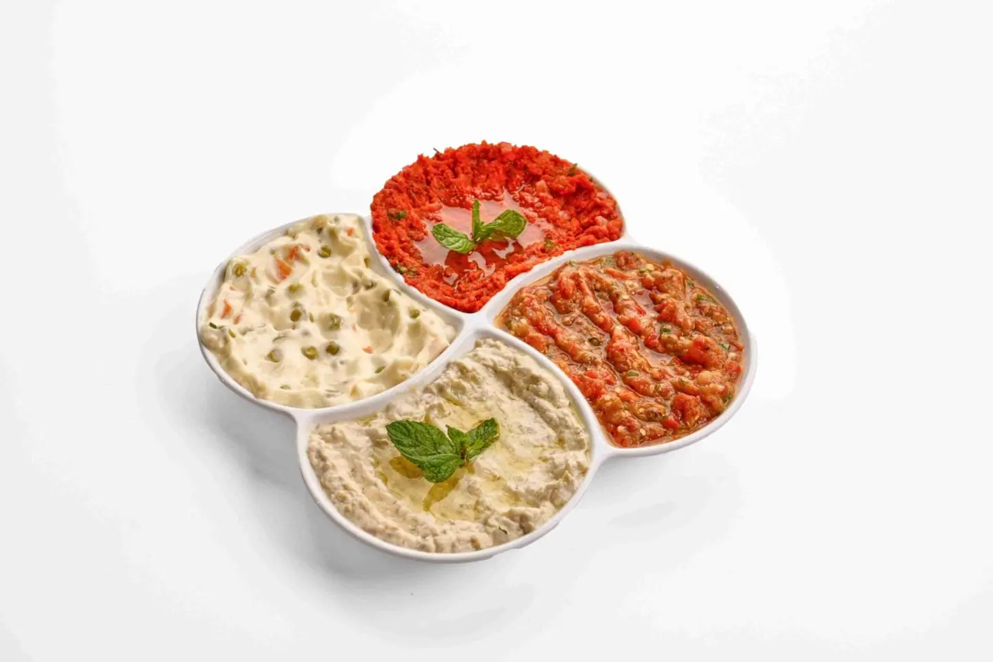 صحن مشكل مقبلات كبير