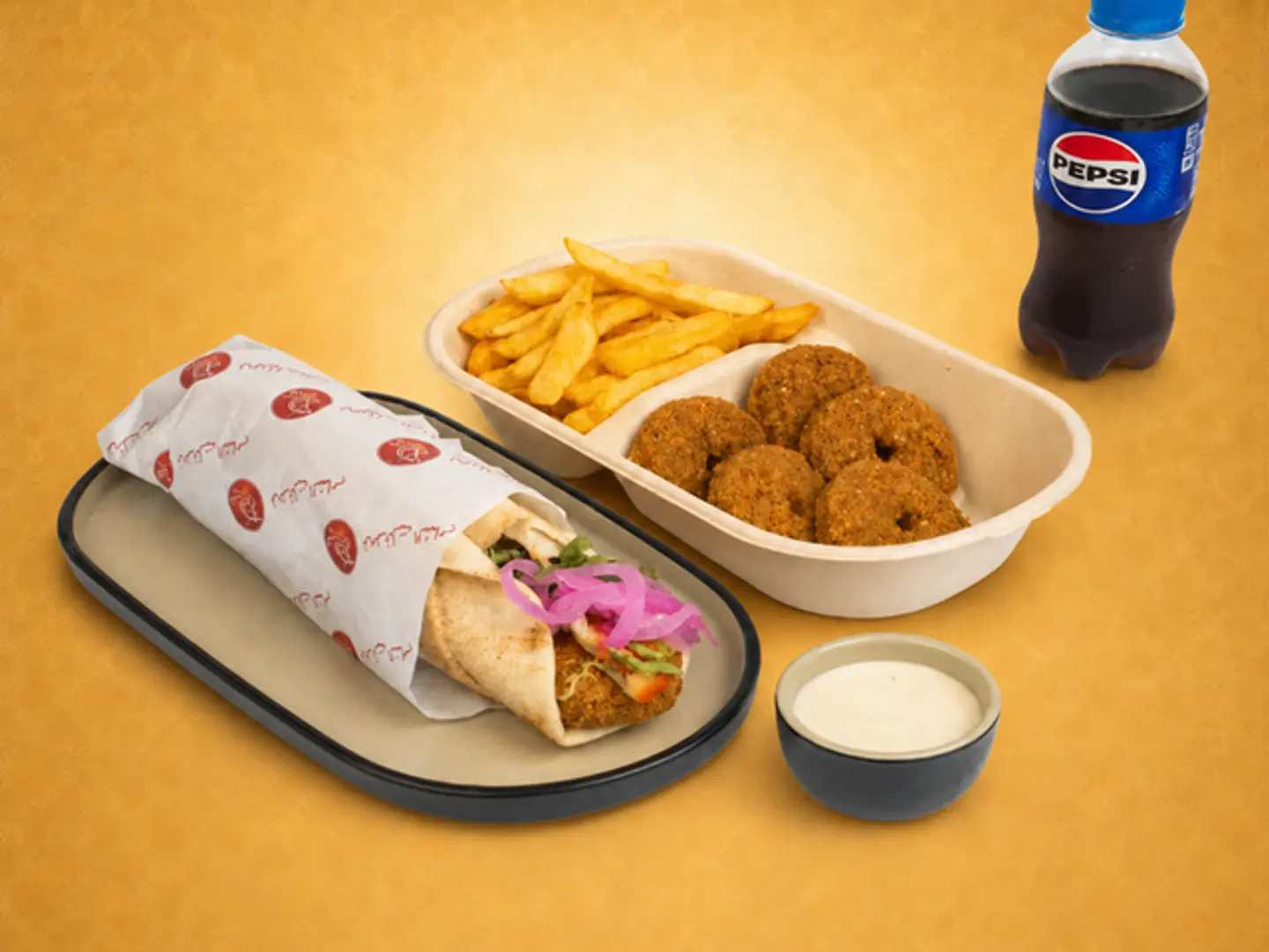 Falafel Wrap Meal