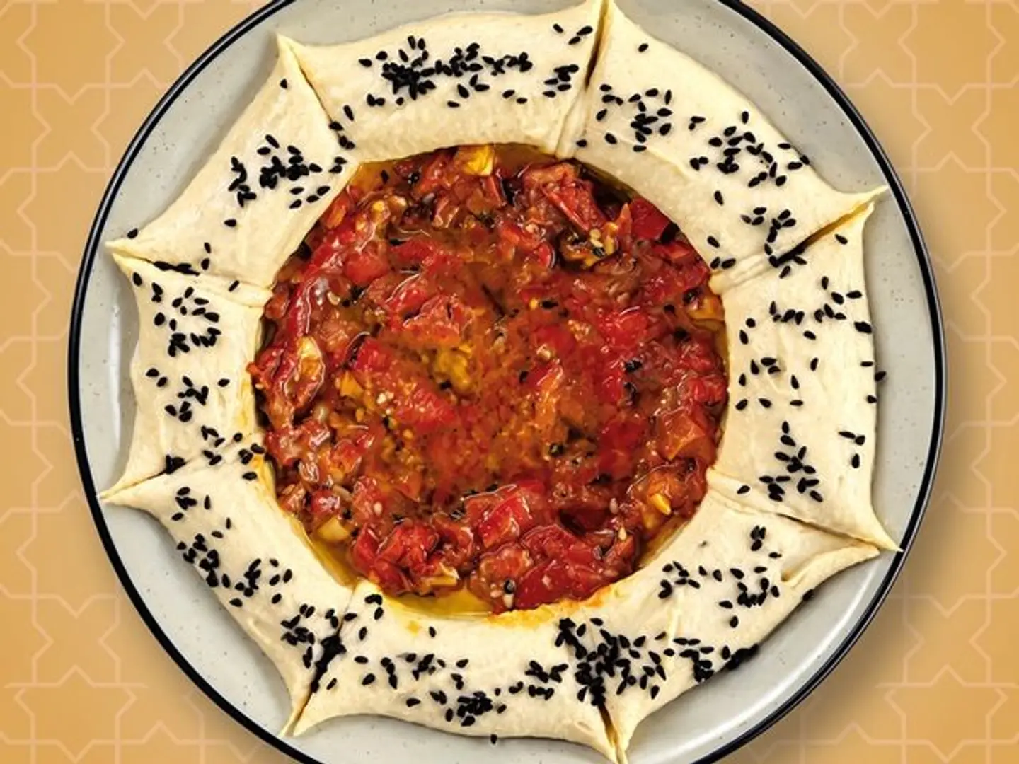 Aleppo Style Hummus