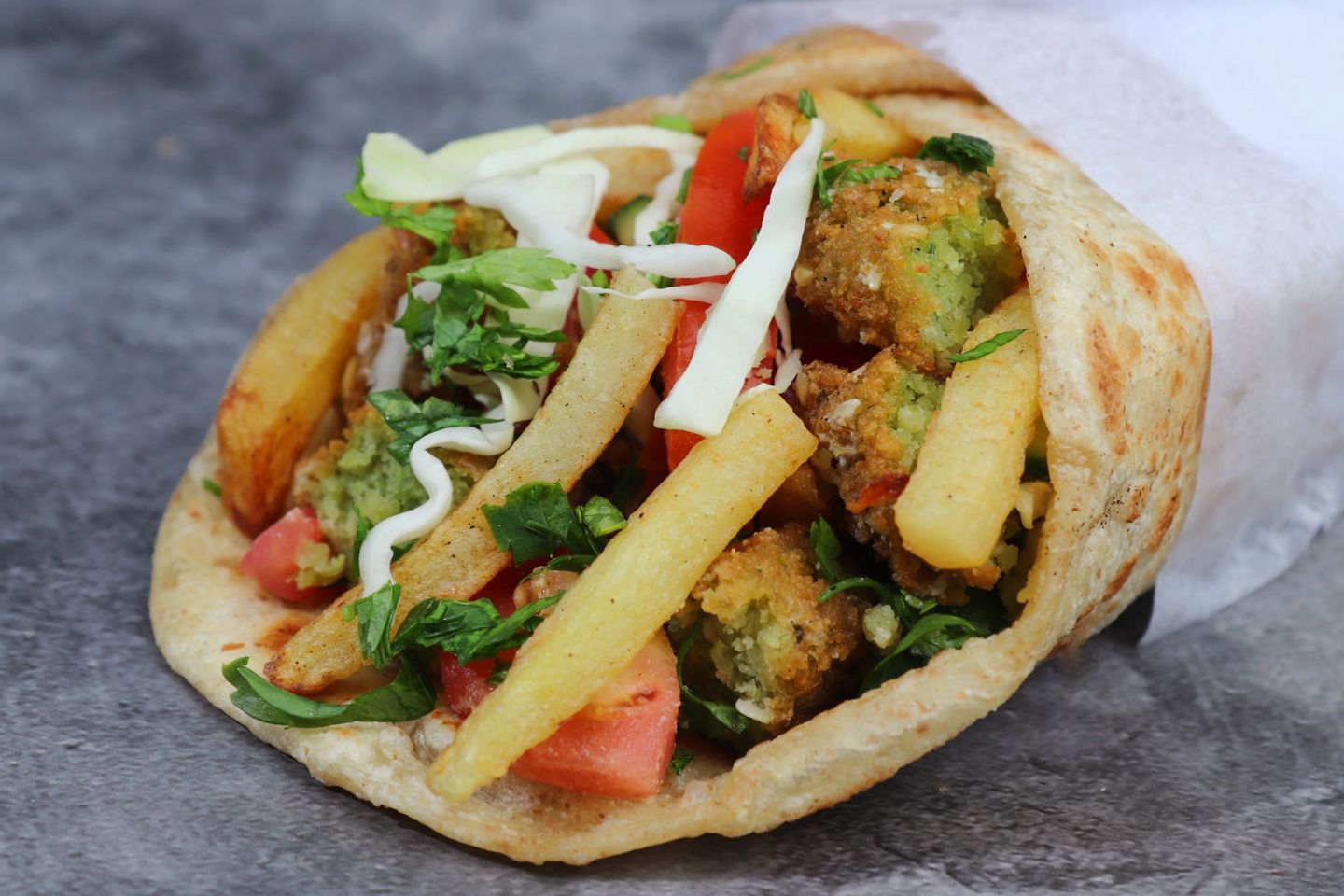فطيرة فلافل