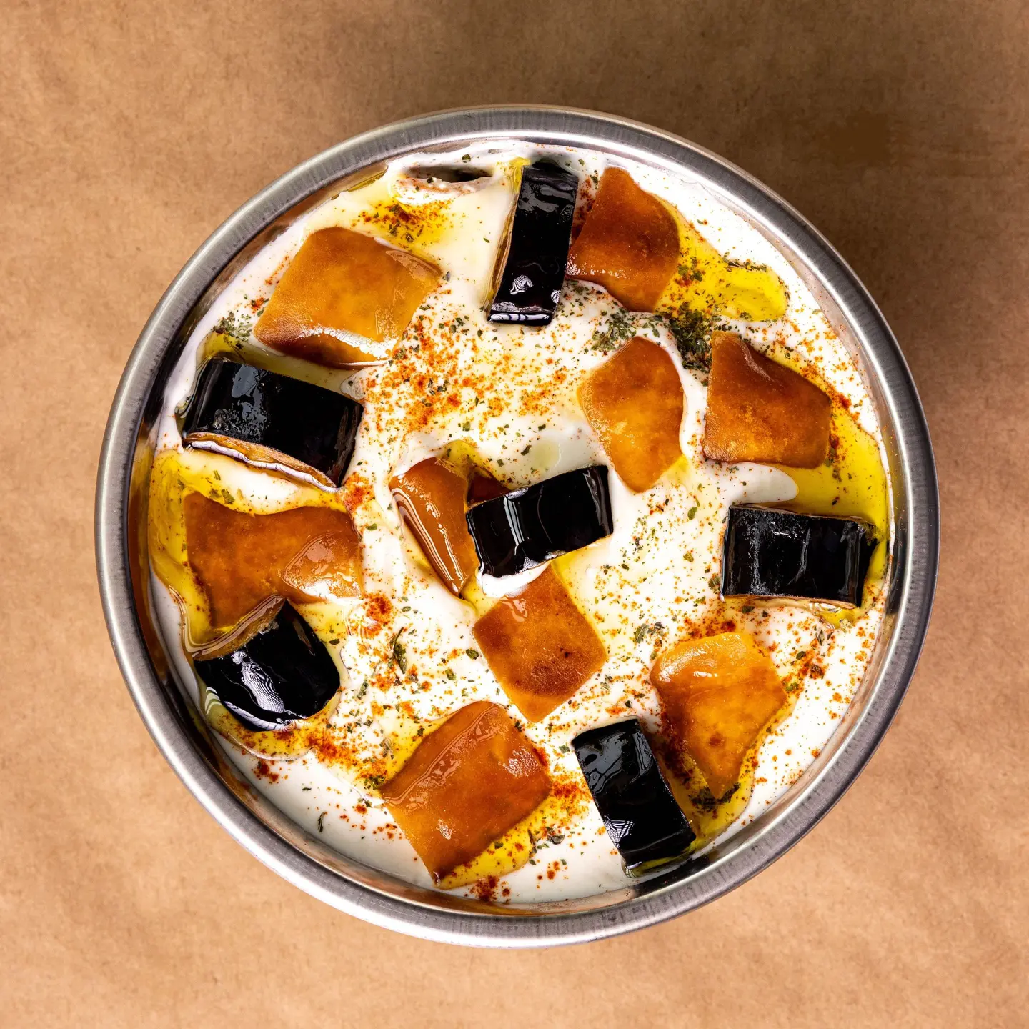 فتة باذنجان