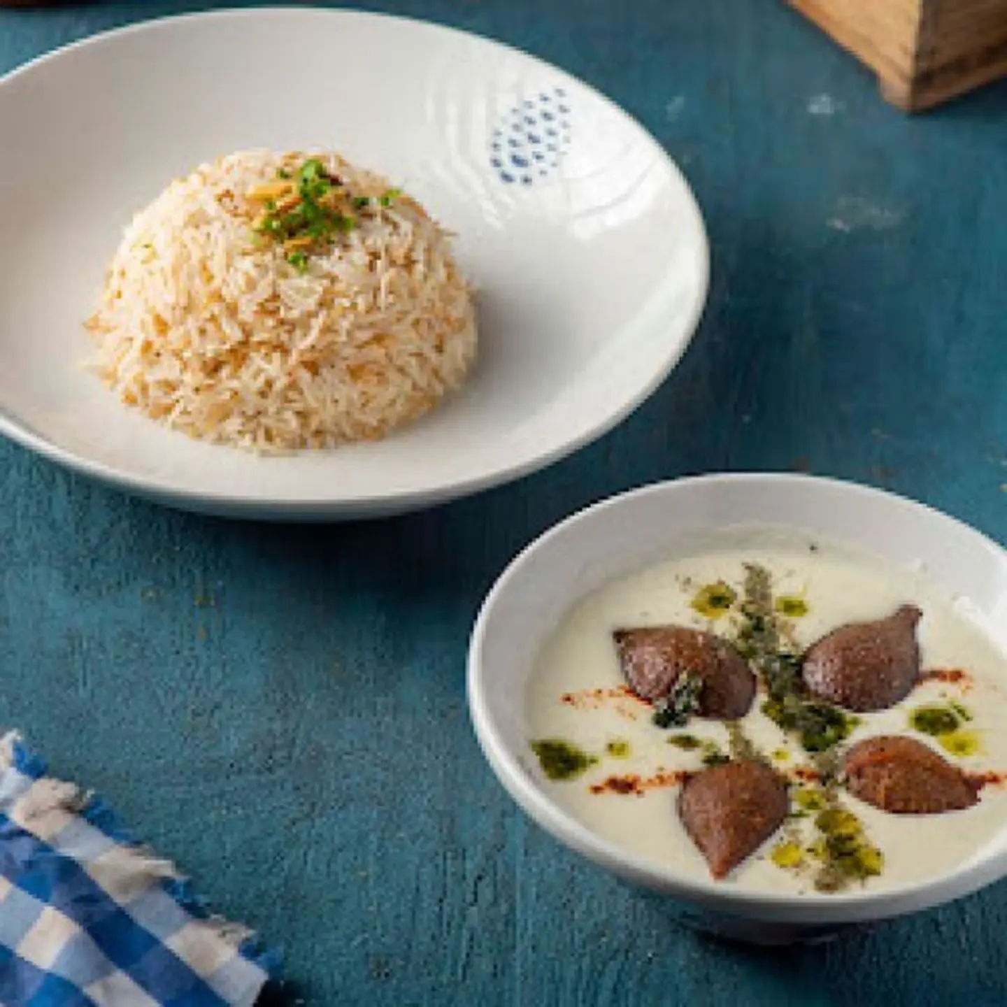 Kibbeh In Yogurt With Vermicelli Rice