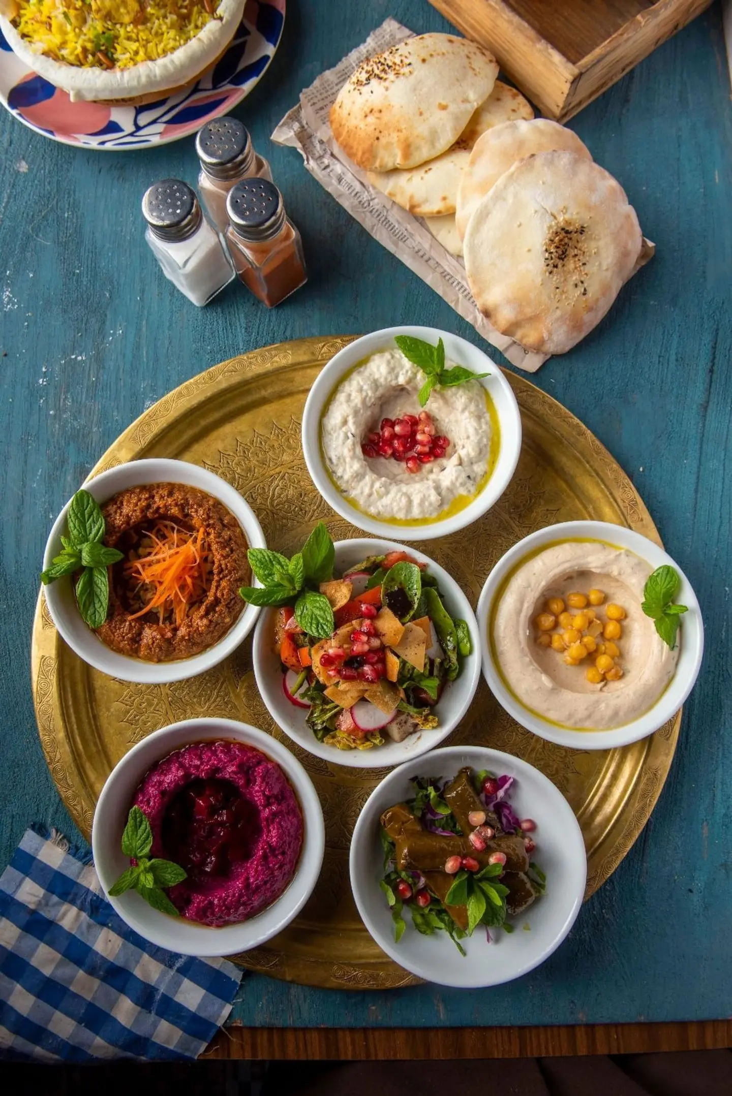 صينية مازة باردة