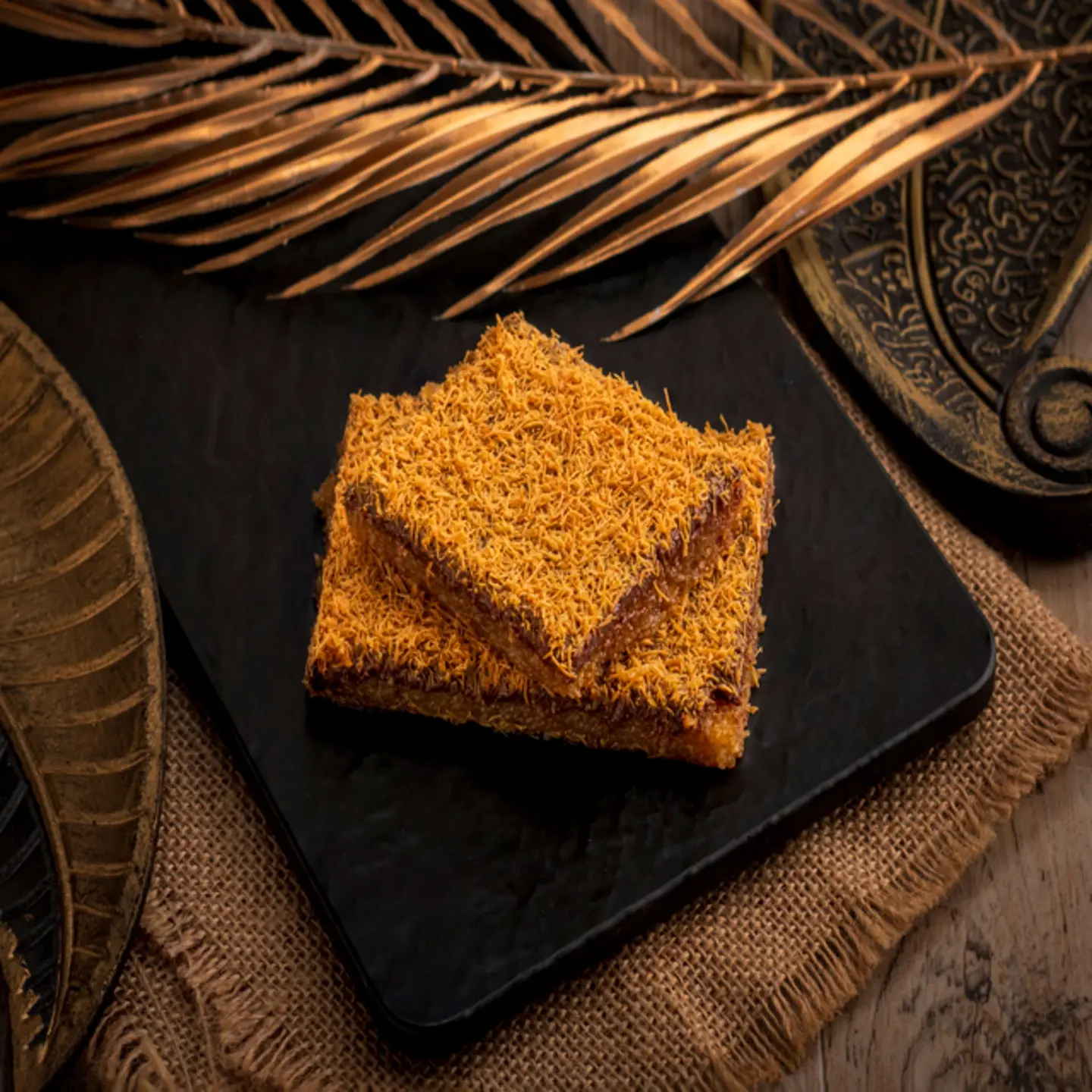 بسبوسة كنافة نوتيلا