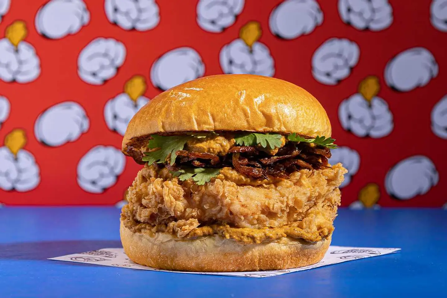 Massala Chicken Burger