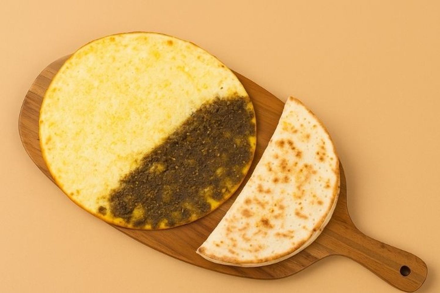 منقوشة زعتر وجبنة