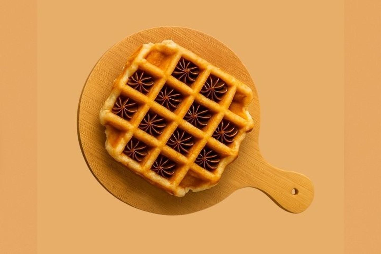 وافل بالنوتيلا