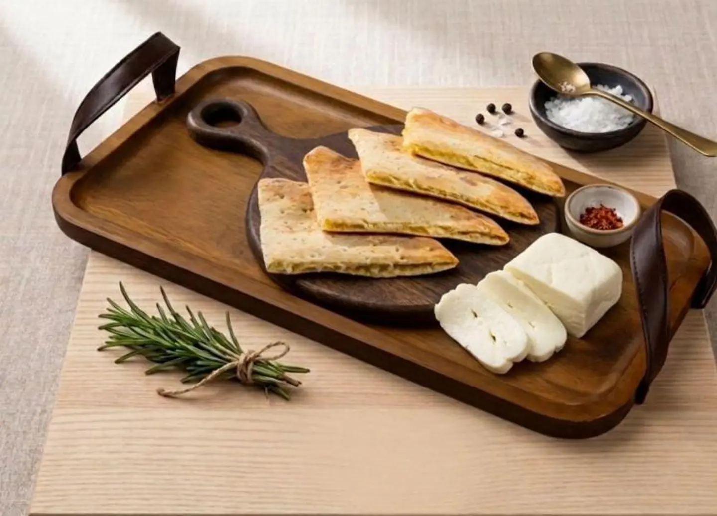 فطيرة جبنة حلومي