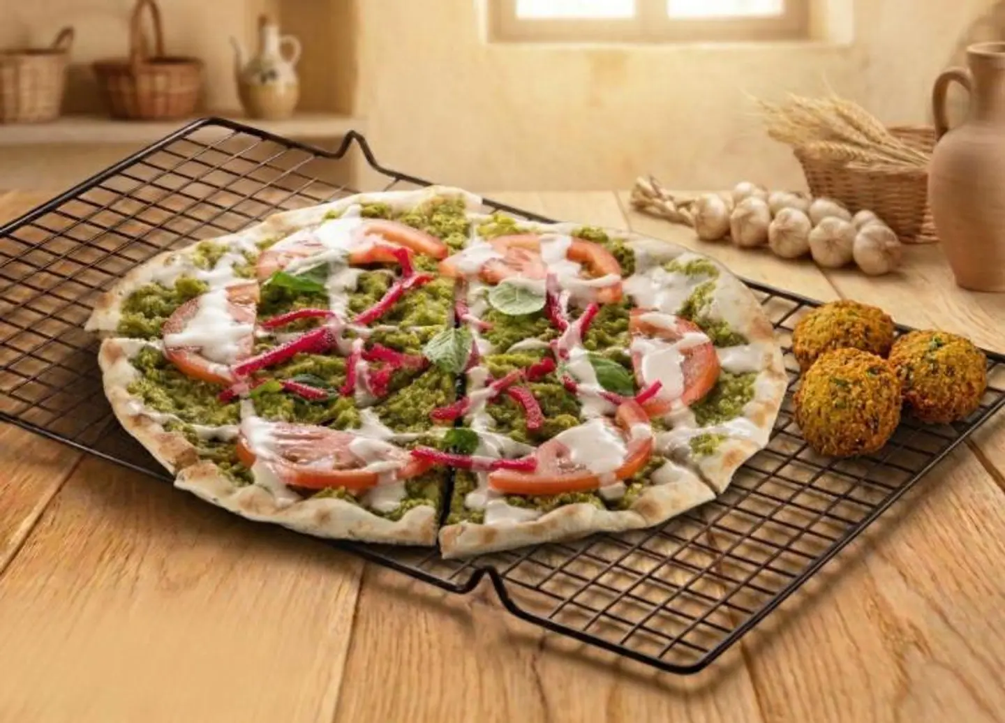Falafel Pizza