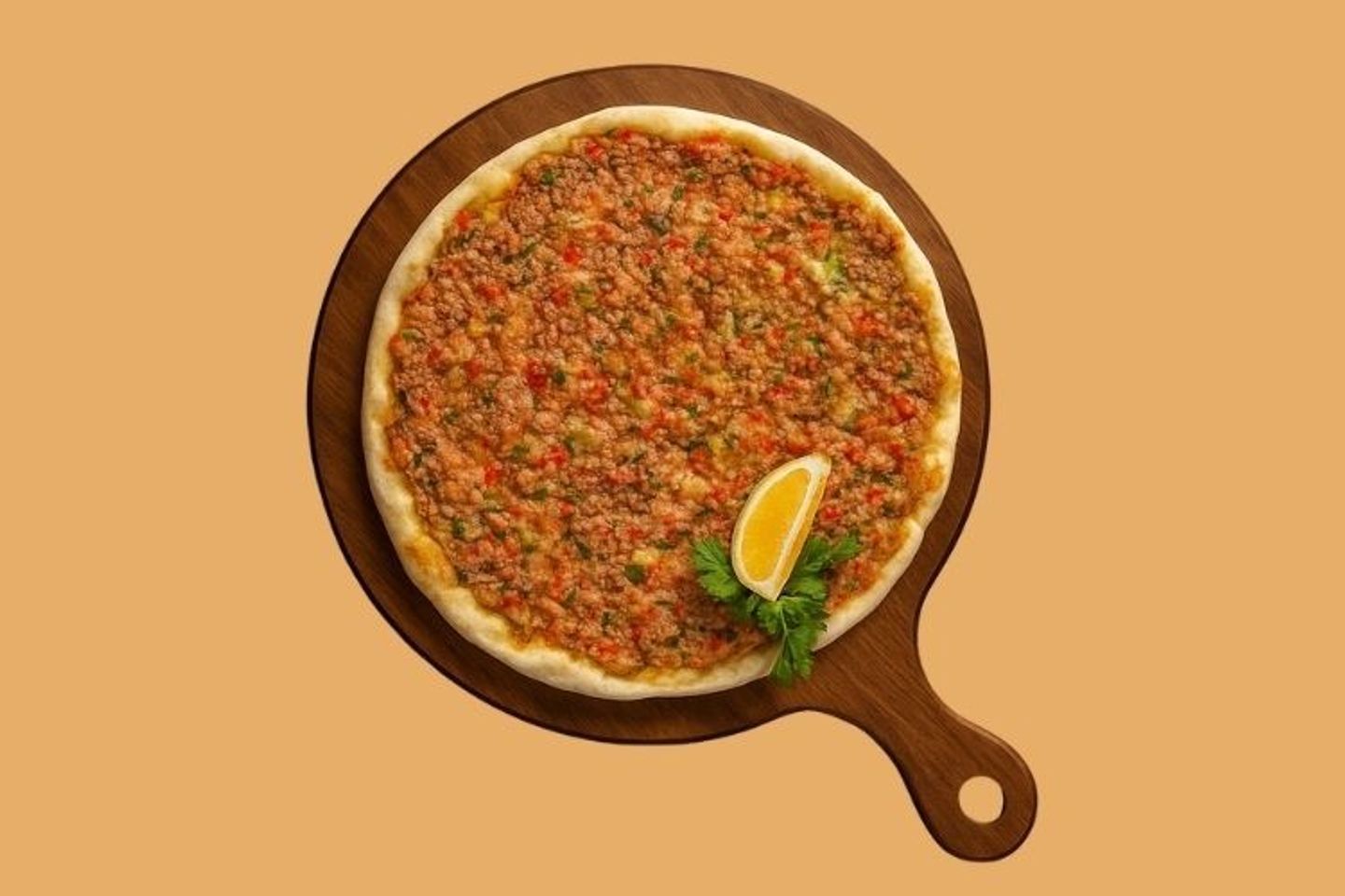 فطيرة لحم بعجين لبناني