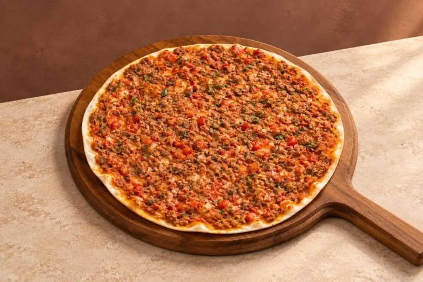 فطيرة لحم بعجين لبناني
