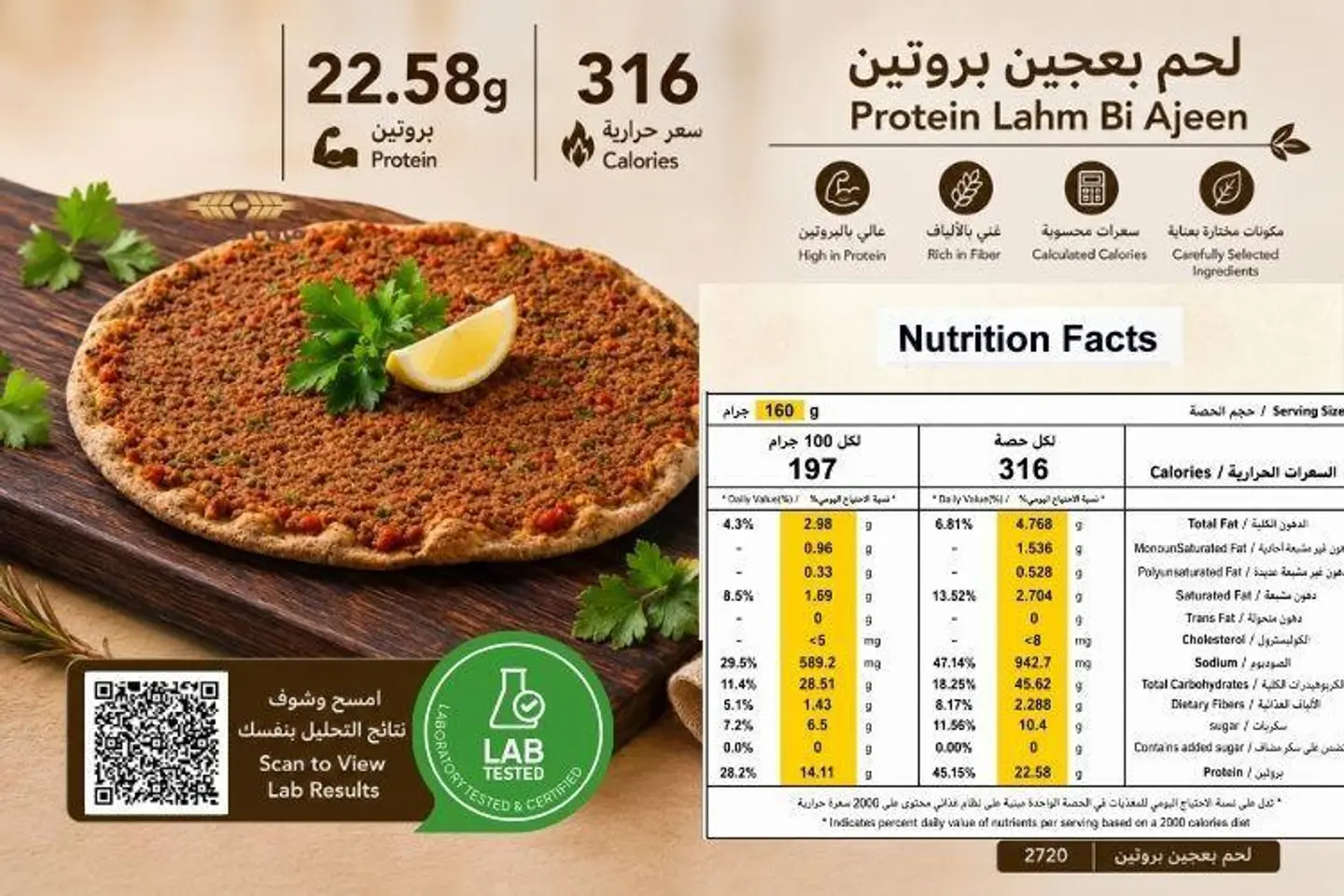 Pie Meat With Protein Dough