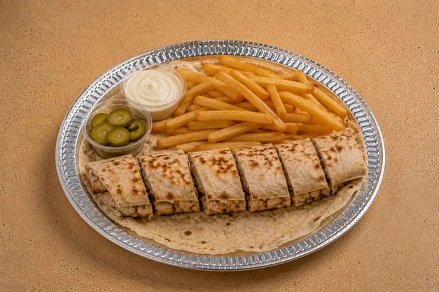 Chicken Kebab Sandwich Meal
