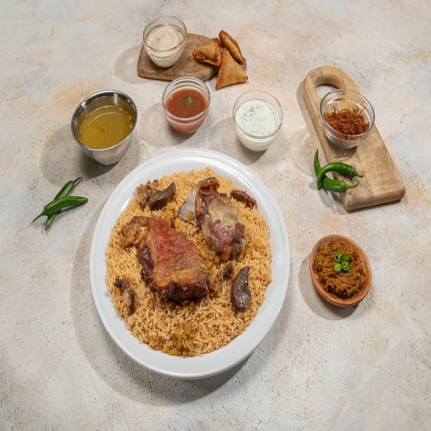 ثمين لحم مندي