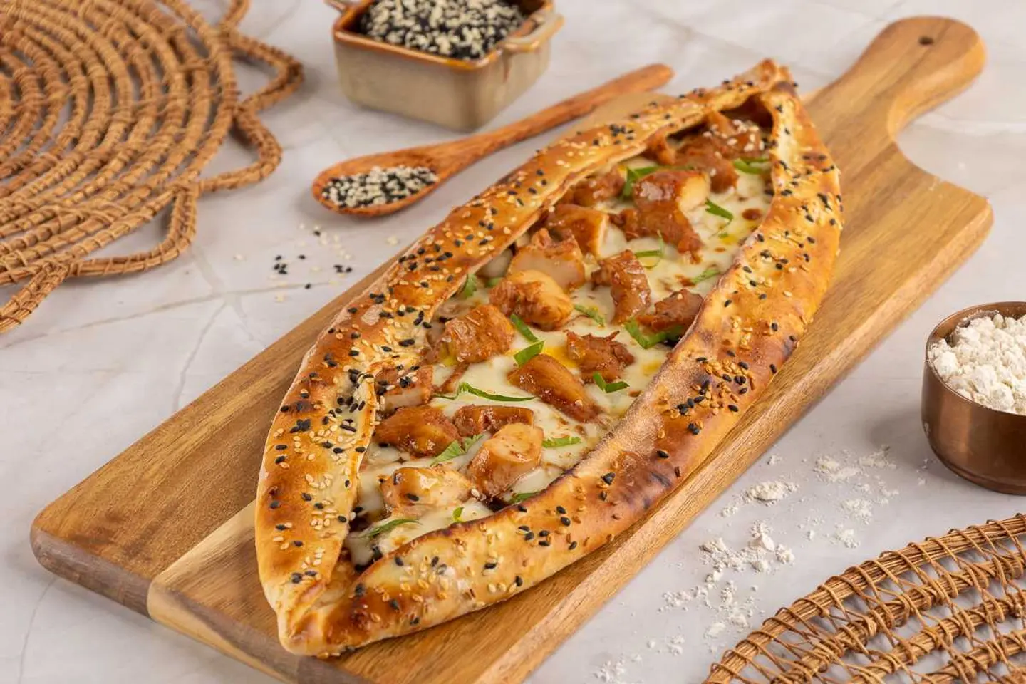 فطاير دجاج الباربيكيو