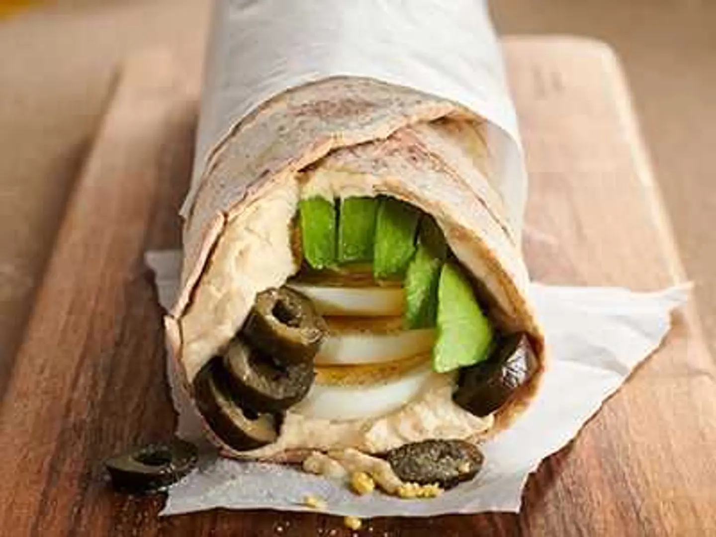 Egg, Avo & Hummus Wrap