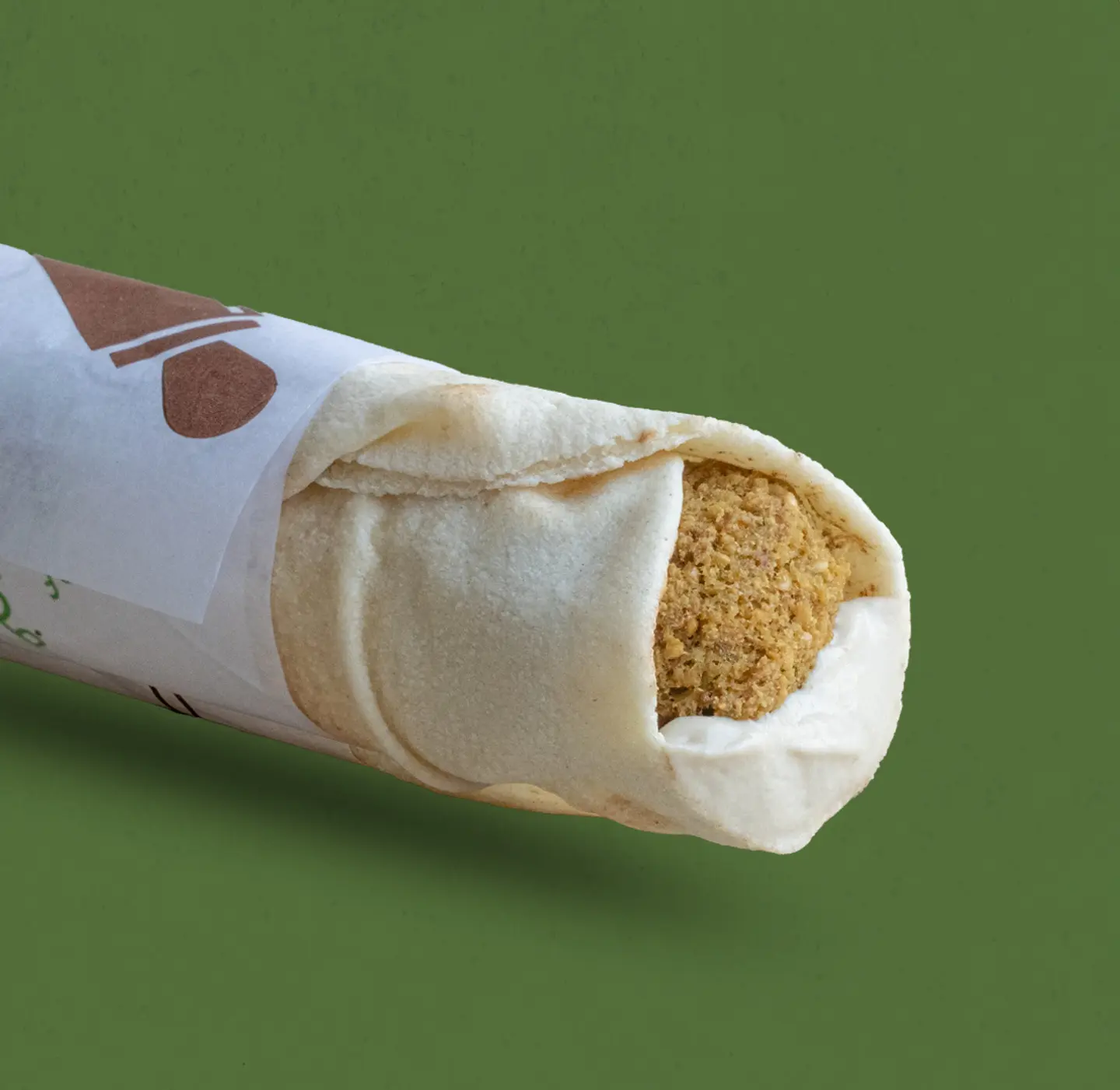 فلافل حمص ساندويتش