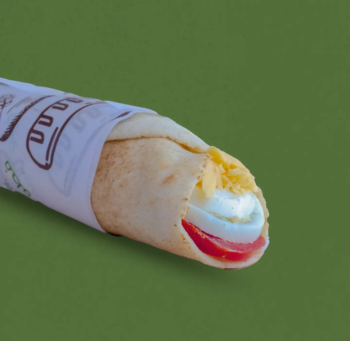 بيض مسلوق ساندويتش