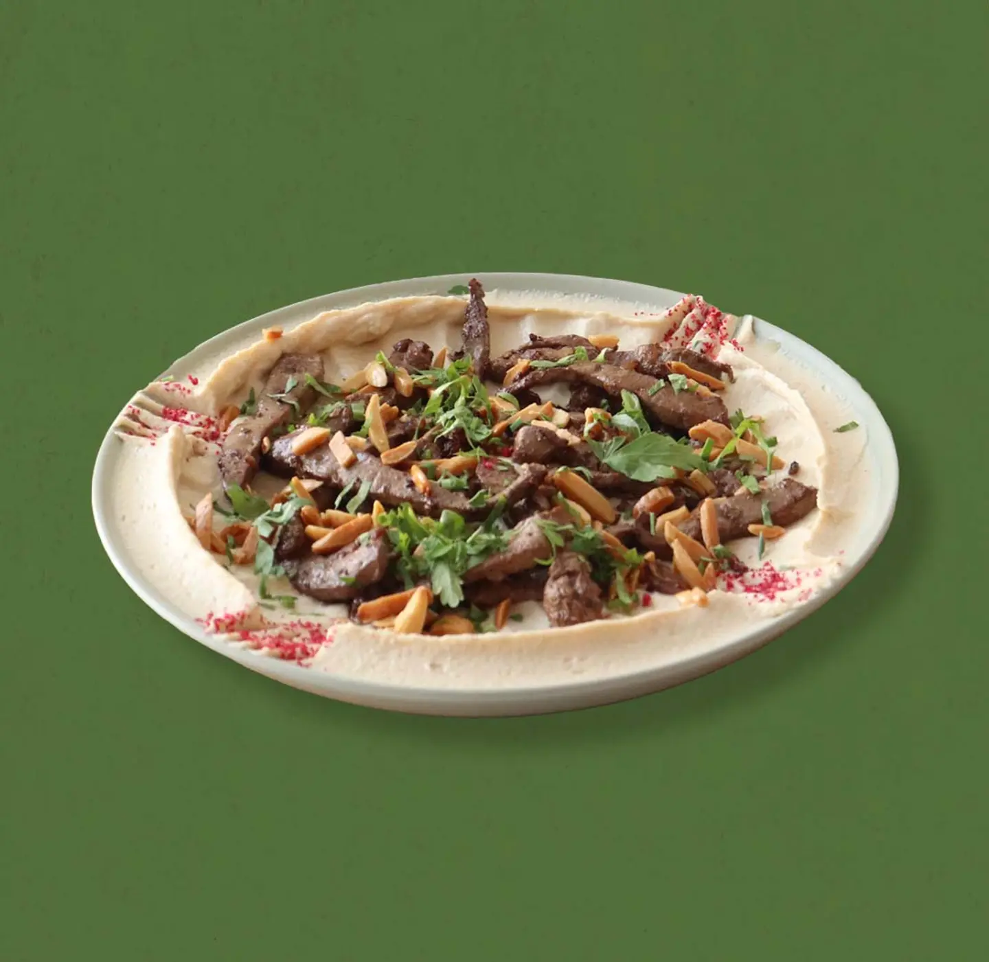 حمص بالكبدة