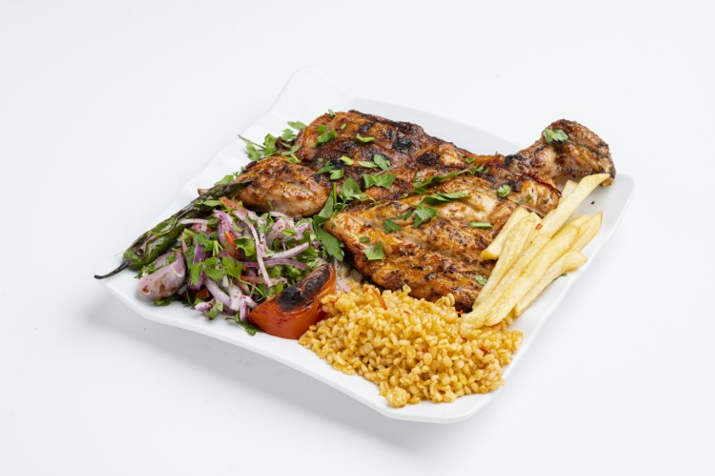 Half Grilled Chicken