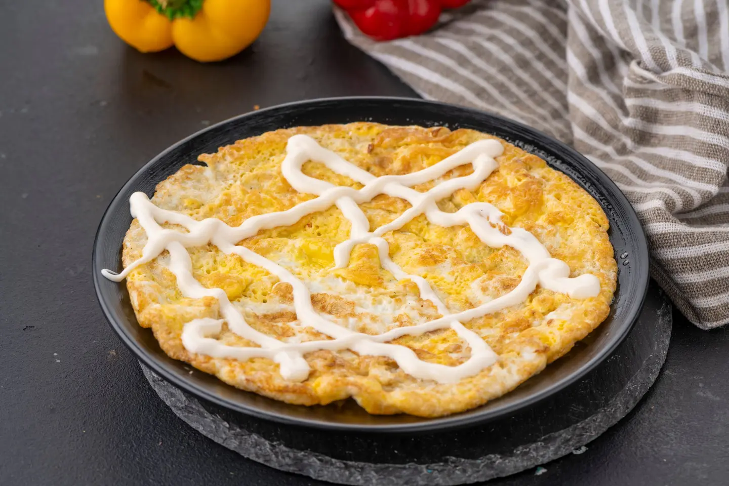 Eggs With Liquid Cheese