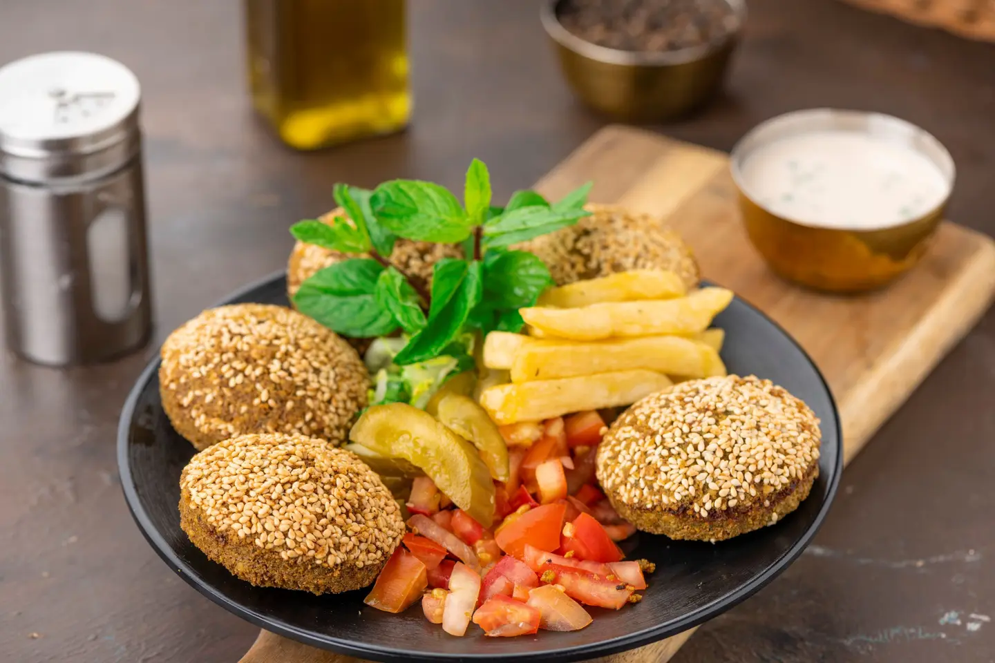 Stuffed Falafel Plate