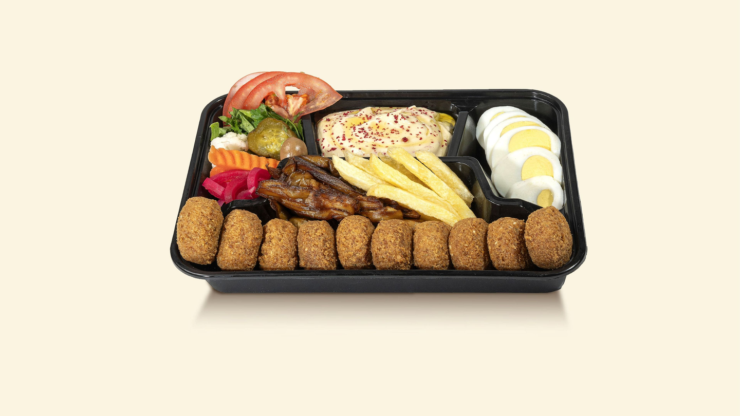 صحن فلافل عادي