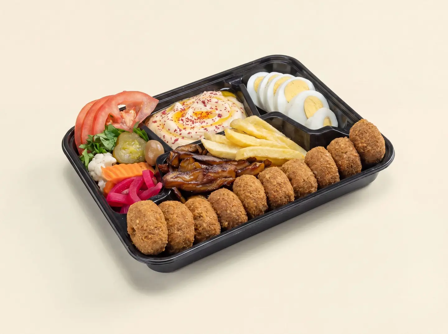 صحن فلافل عادي